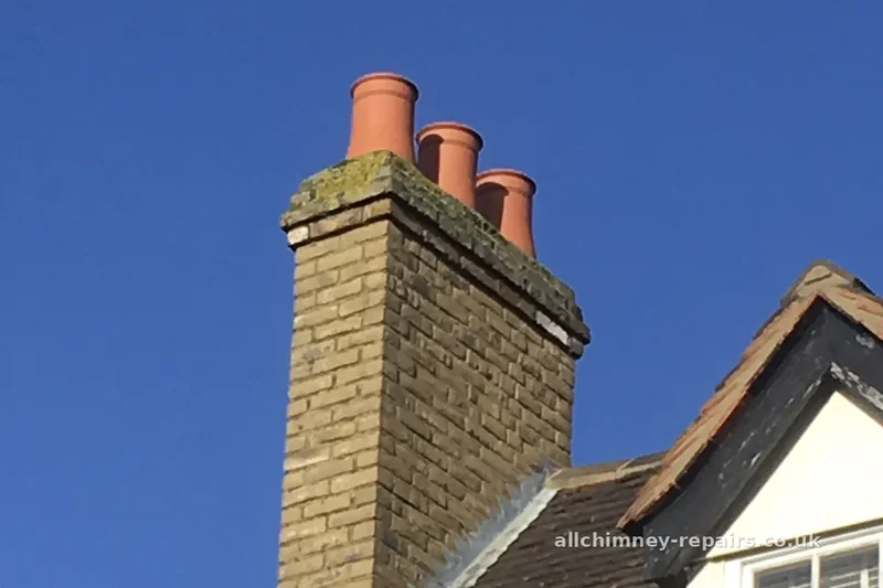 Chimney repair specialist — chimney pots and stack roofline, Romford | Allchimney Repairs