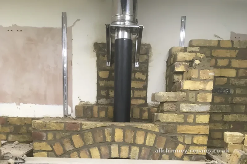 HETAS registered chimney lining — flexible stainless steel liner installation, Allchimney Repairs, Romford